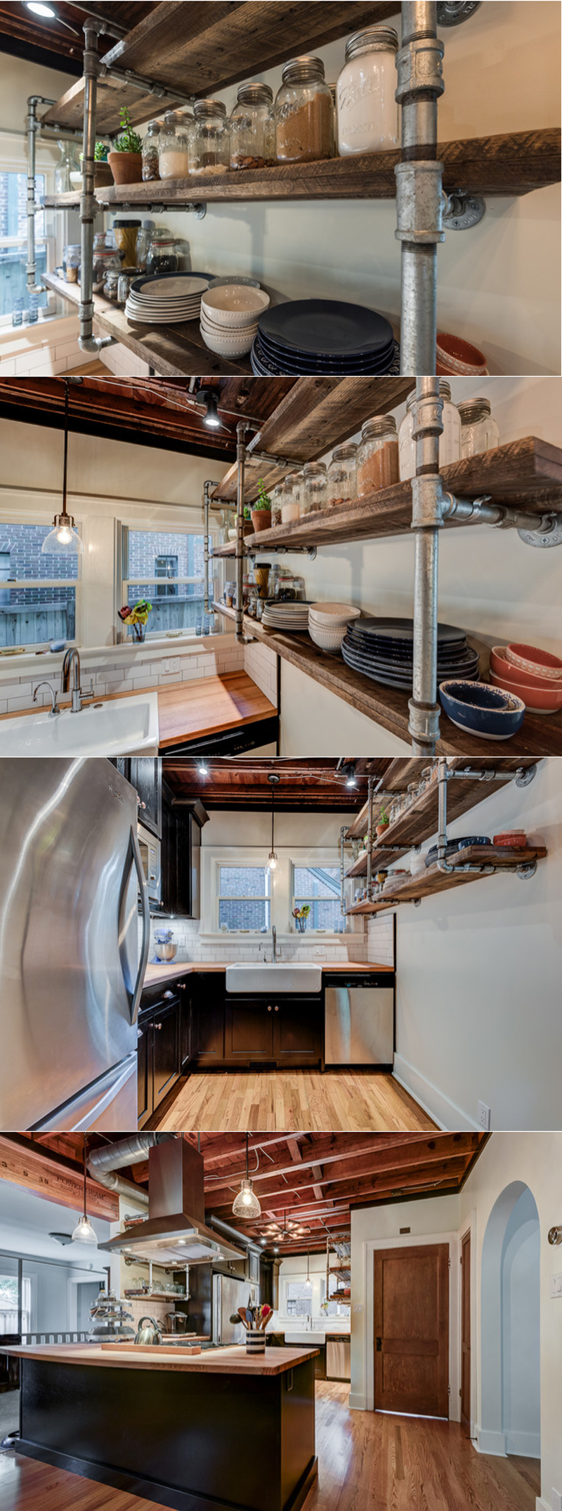 industrial style room design kitchen