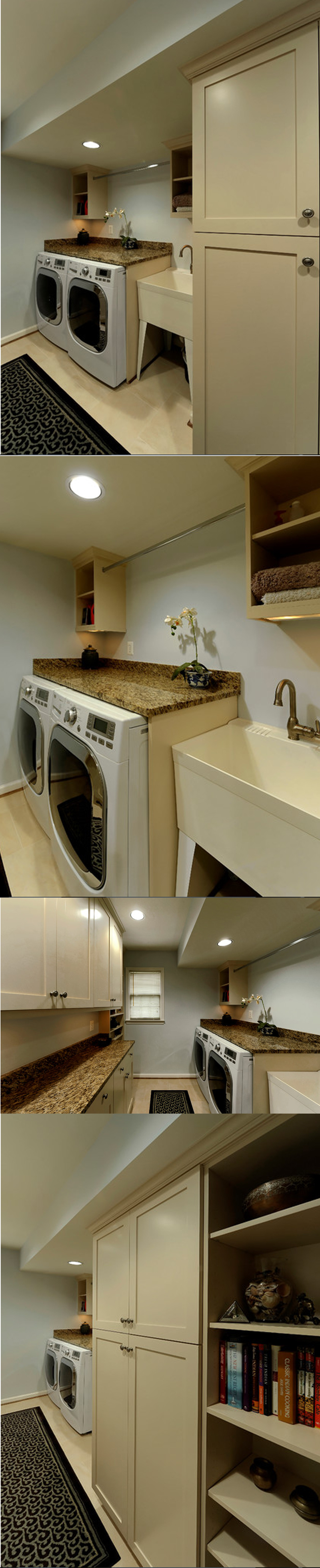 small laundry room ideas stackable washer dryer