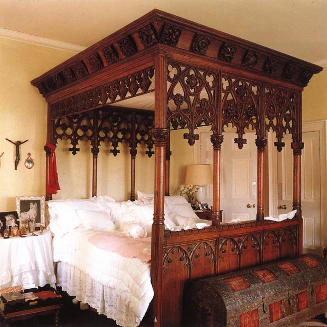 gothic boho bedroom 