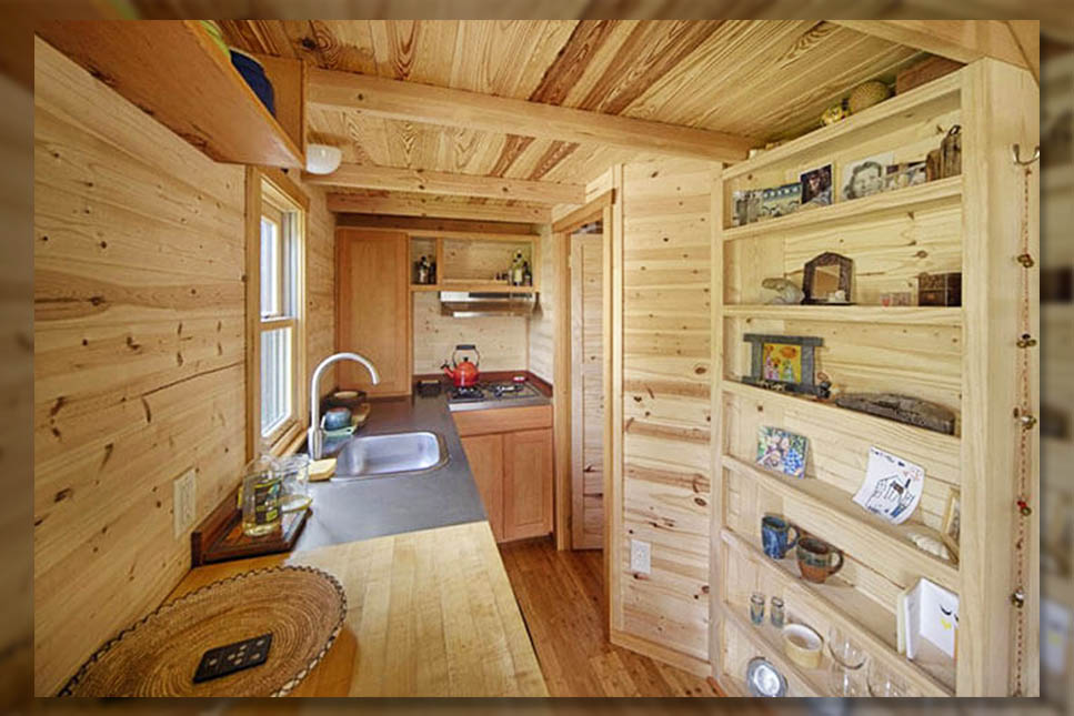Cabin rustic kitchen