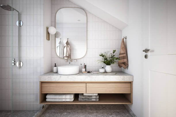 Trendy tiles for your small bathroom