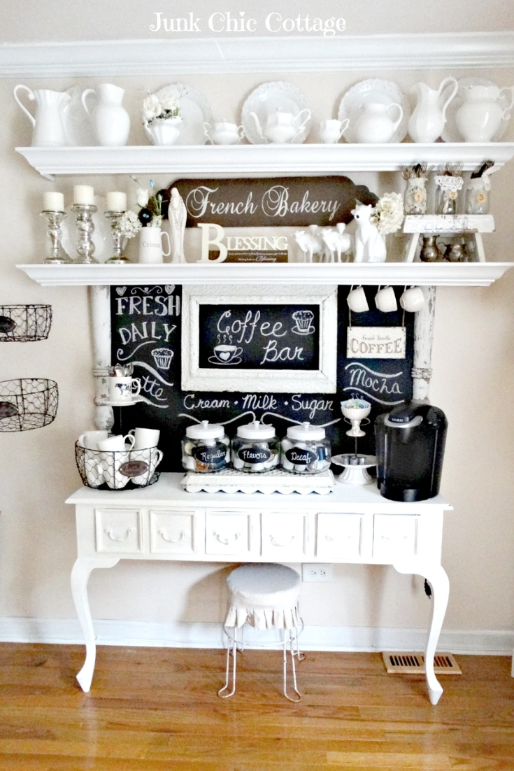 diy small kitchen coffee station ideas