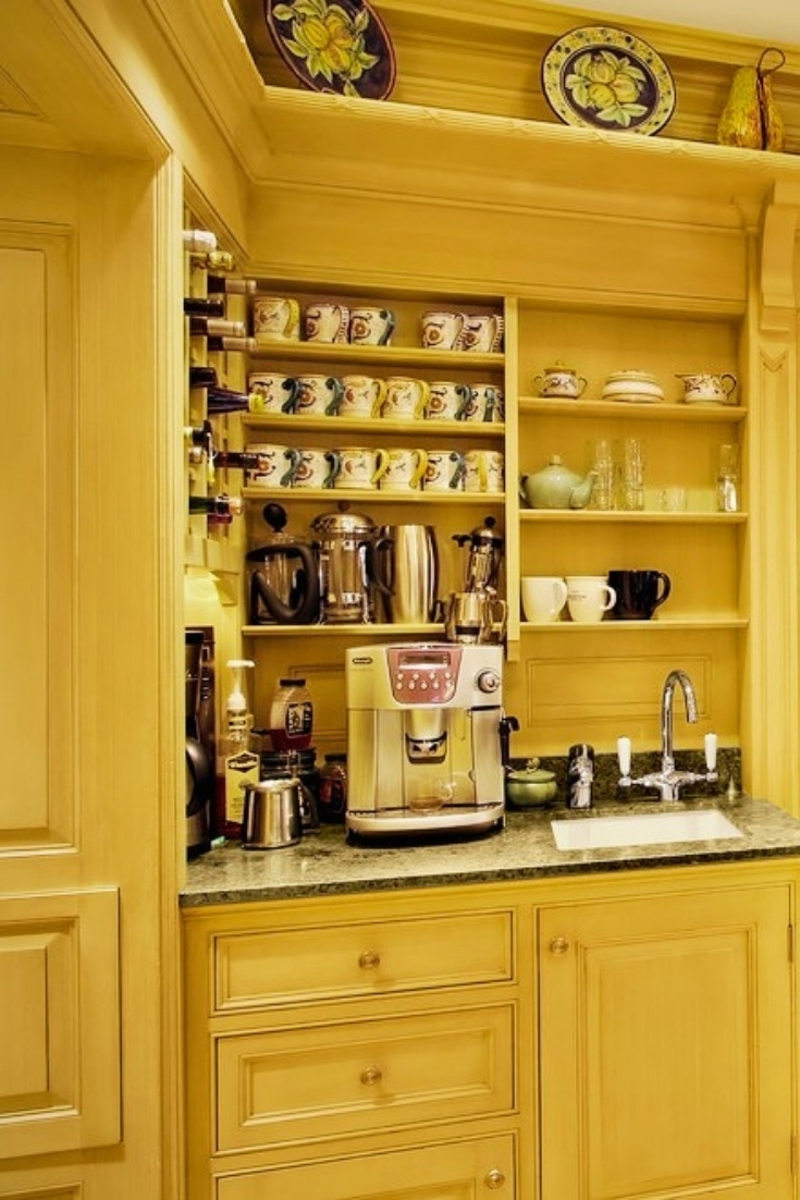 ideas for coffee station in kitchen