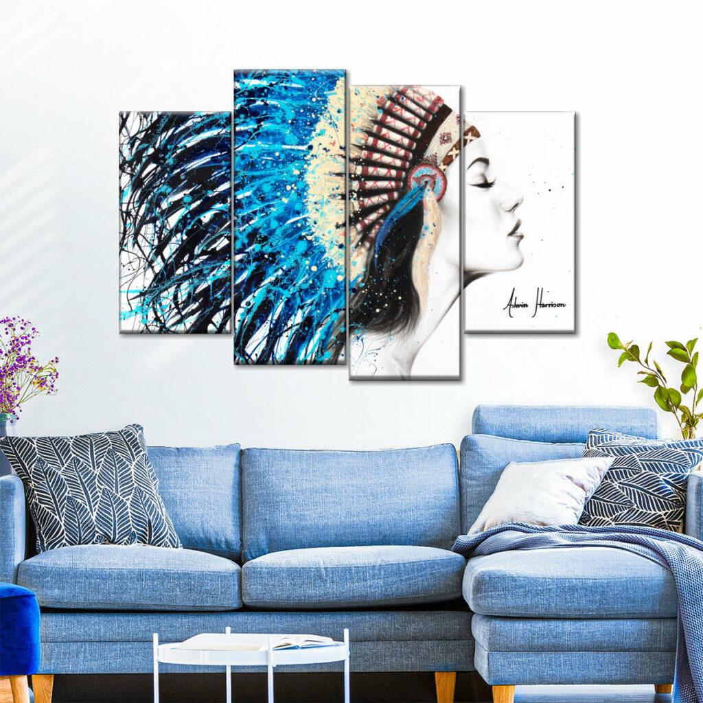 Her Feathers Wall Art